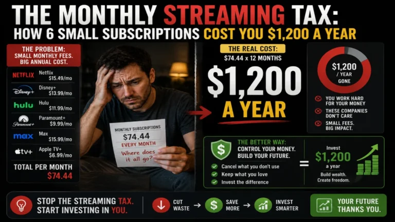 The Monthly Streaming Tax: How 6 Small Subscriptions Cost You $1,200 a Year