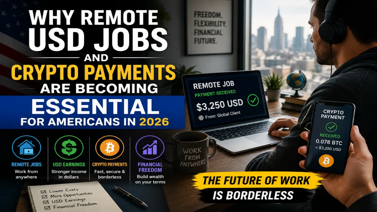 Why Remote USD Jobs and Crypto Payments Are Becoming Essential for Americans in 2026
